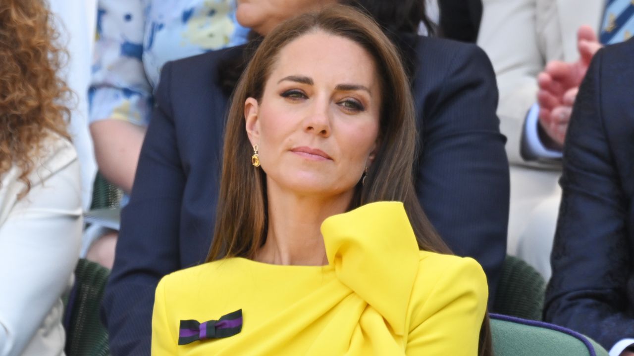 How to watch Wimbledon 2023. Seen here is the Princess of Wales at the Wimbledon Women&#039;s Singles Final 2022