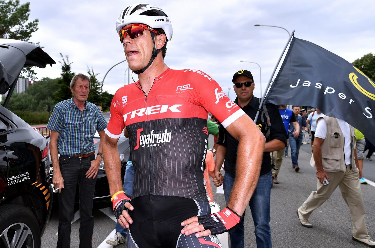 Jasper Stuyven (Trek-Segafredo) wondering what could have been