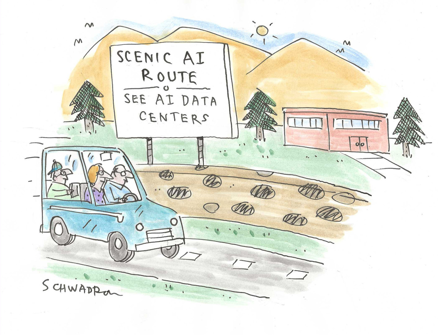 Political cartoon