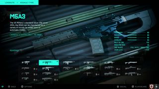 Battlefield 2042 guns weapons M5A3 assault rifle stats