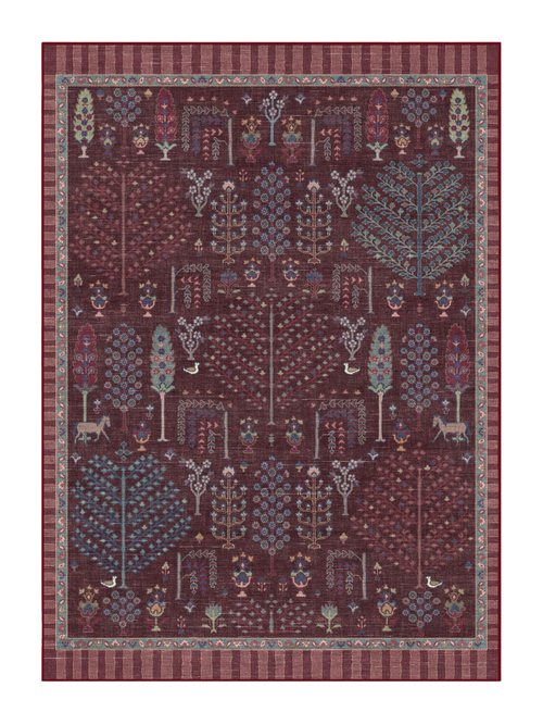 Dorian Burgundy Rug