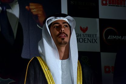  Sheikh Tahnoon Bin Saeed Al Nahyan, Prince of Abu Dhabi seen during the Press Conference for Kumite 1 League