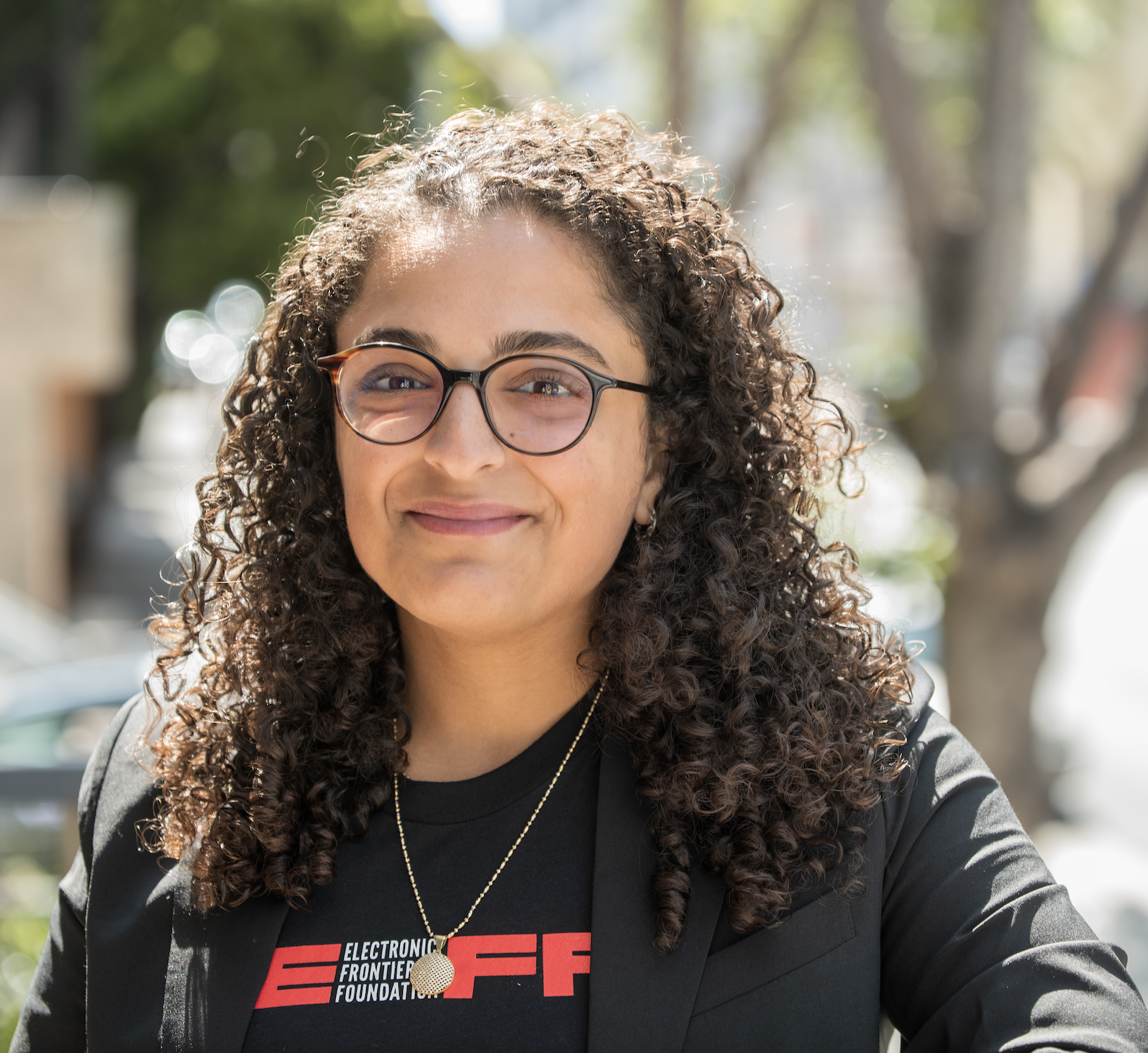 Rindala Alajaji of the EFF