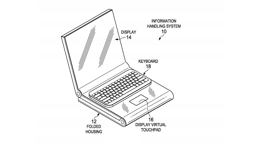 Dell foldable device