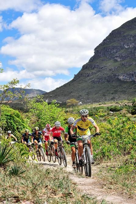 Beautiful singletrack during the final stage of the Brasil Ride