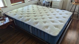 The setup process of the Bear Elite Hybrid mattress