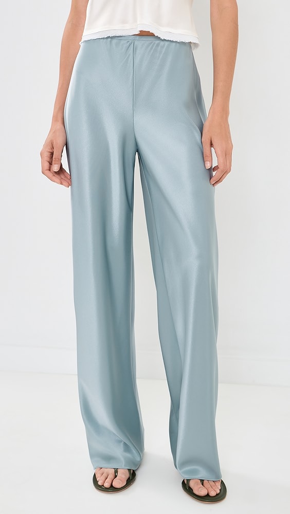 Reformation Gale Satin Bias Pants