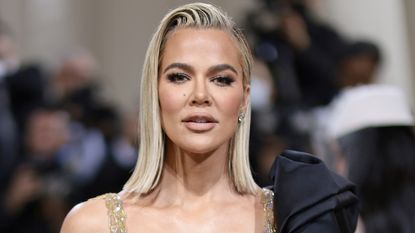 Khloé Kardashian attends The 2022 Met Gala Celebrating "In America: An Anthology of Fashion" at The Metropolitan Museum of Art on May 02, 2022 in New York City.