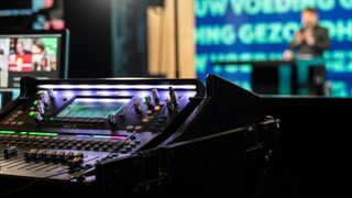 Dante solutions at work in a TV studio.