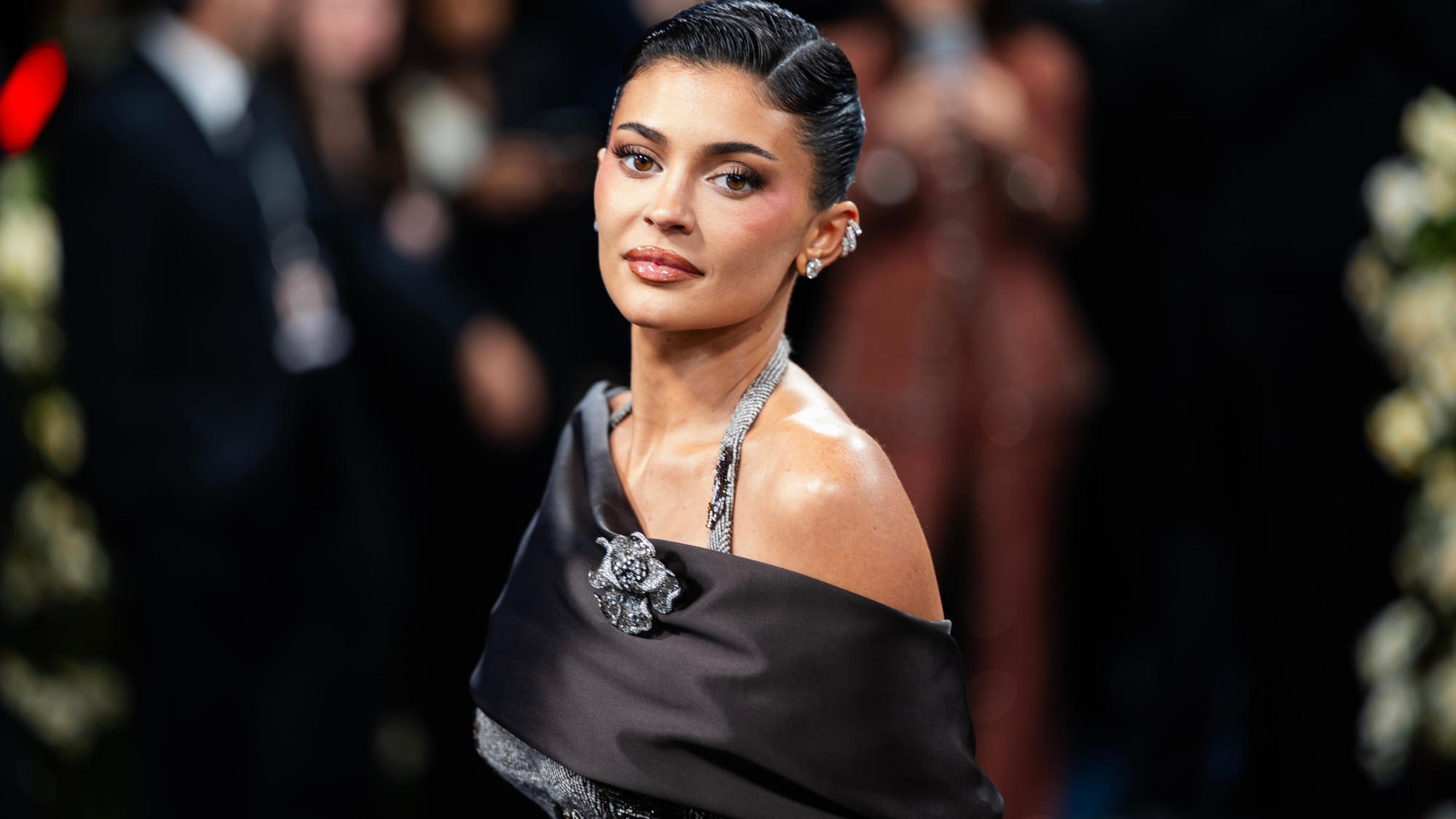 Kylie Jenner attends the 2025 Met Gala Celebrating "Superfine: Tailoring Black Style" at Metropolitan Museum of Art on May 05, 2025 in New York City