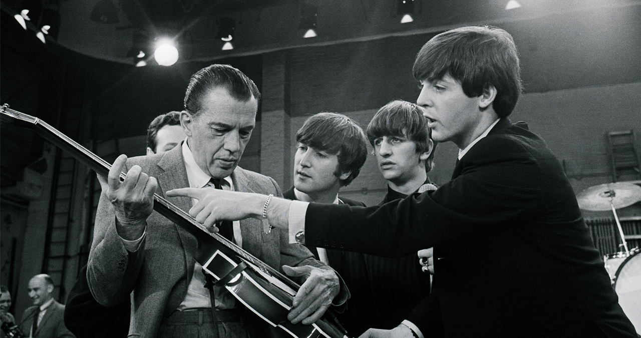 Ed Sullivan and Paul McCartney