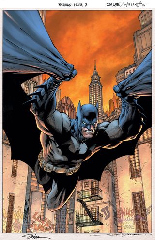 The cover for Batman #158 by Jim Lee.