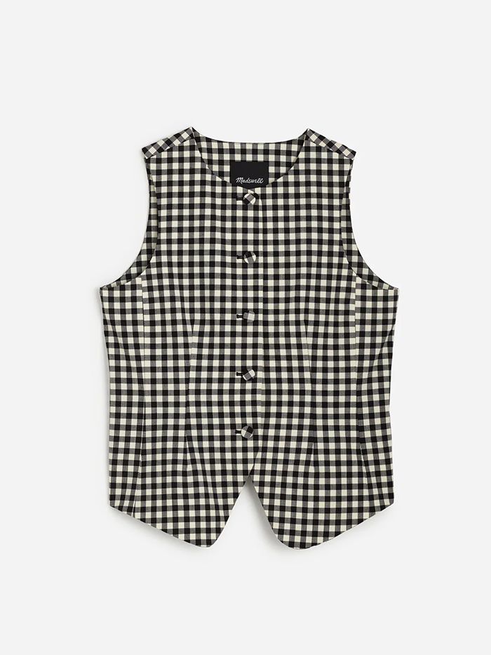 Madewell, Single-Breasted Crewneck Vest