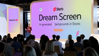 YouTube announcing Dream Screen at Made On YouTube at Pier 57