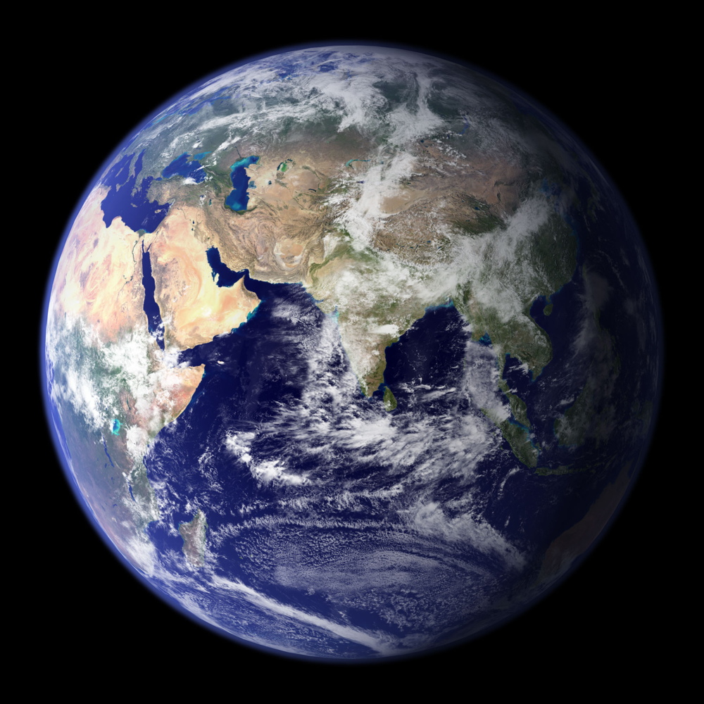 Earth&#039;s Eastern Hemisphere