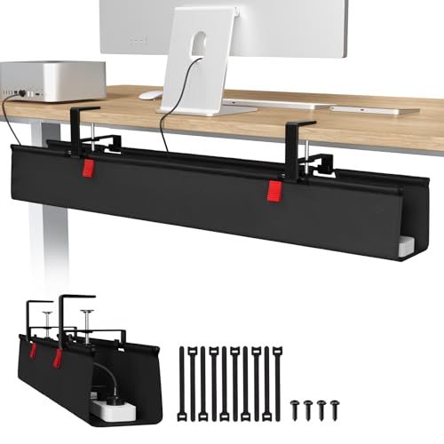 Univivi No Drill Under Desk Cable Management