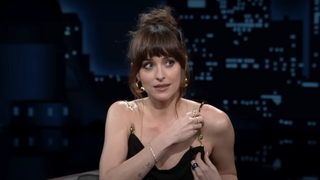 dakota johnson on jimmy kimmel live in june 2024