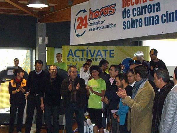 Marga Fullana (Massi) participates in an off-season 24-hour running event