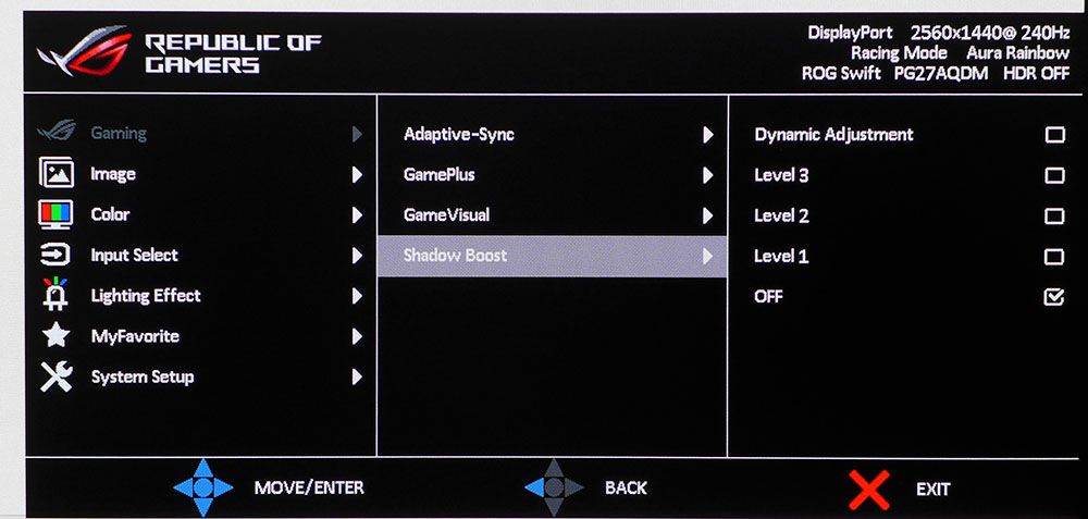 Asus ROG Swift PG27AQDM