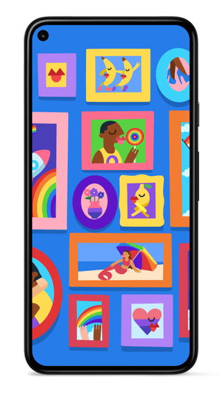 Google Pixel Pride Wallpaper Museum