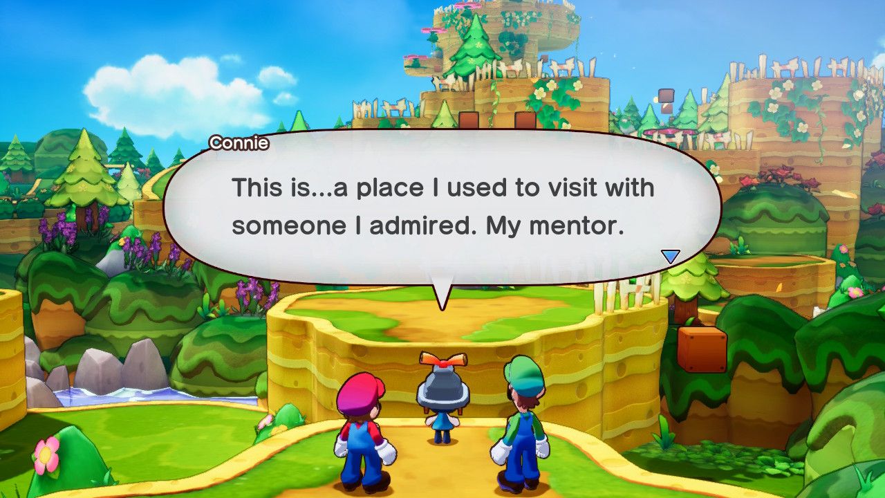 In-game screenshot from Mario &amp; Luigi: Brothership