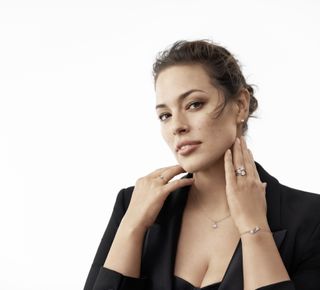 Pandora Brilliance collection modelled by Ashley Graham