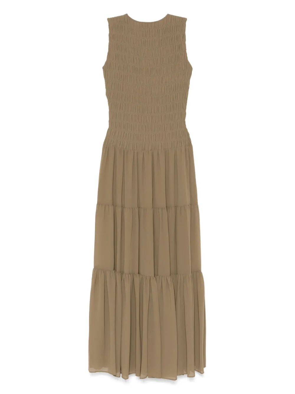 A green Michael Kors maxi dress