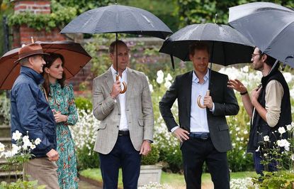 Kate Middleton, Prince William, and Prince Harry