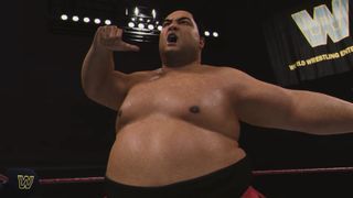 Promotional screenshot of Yokozuna in WWE 2K25