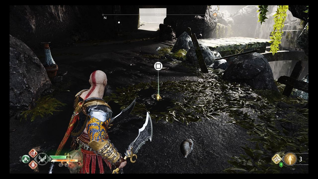 God of War treasure map locations