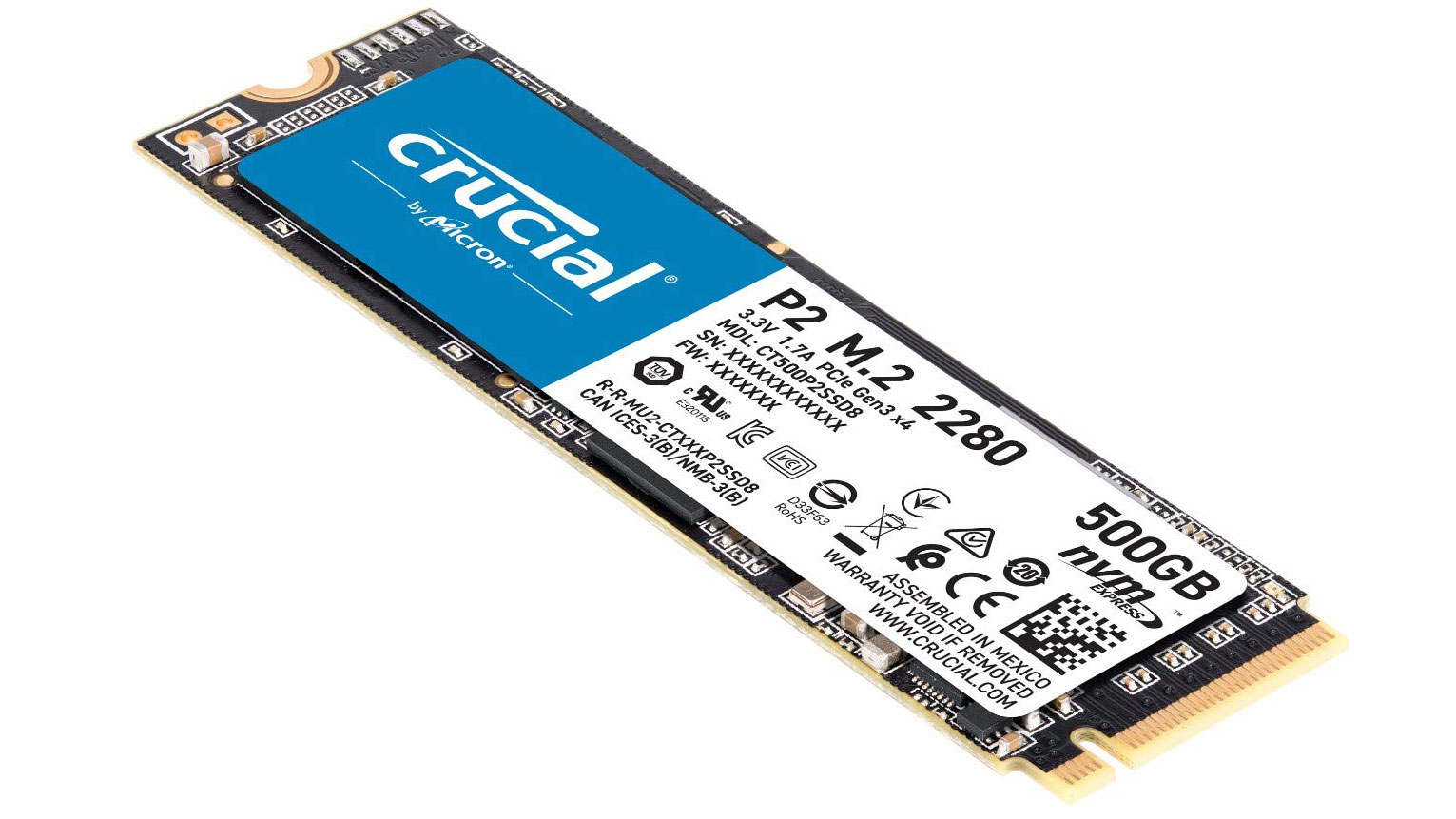 500GB Crucial P2 SSD