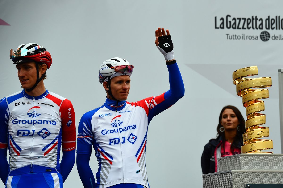 Arnaud Demare (Groupama-FDJ) at the stage start
