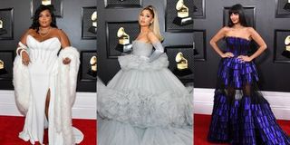 Three of the best looks seen on the red carpet at the Grammys.