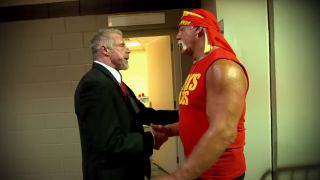 Ultimate Warrior and Hulk Hogan in WWE 24: WrestleMania XXX