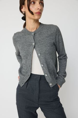 Almina Concept, Classic Crew Wool Cardigan