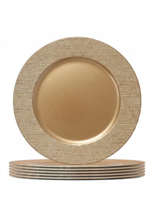 Argon Gold Plates, Dinner Set for 6&nbsp;