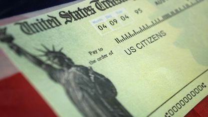 picture of a government check payable to U.S. Citizens