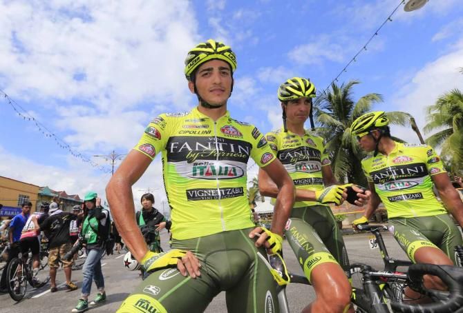 Jonathan Monsalve (Vini Fantini-Selle Italia) at the Tour de Langkawi.
