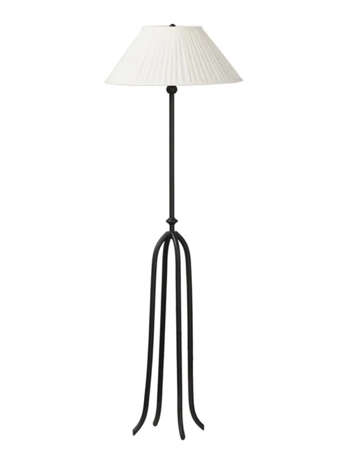 Rydell Black Wrought Iron Floor Lamp