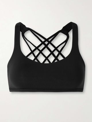 Free to Be Wild Stretch-Knit Sports Bra