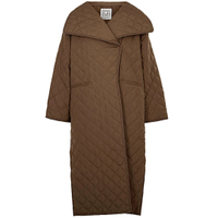 Toteme Brown Quilted Longline Shell Coat, was £500 now £250 | Harvey Nichols