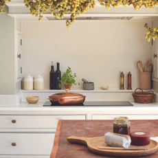 Lydia Millen kitchen with hob in shot