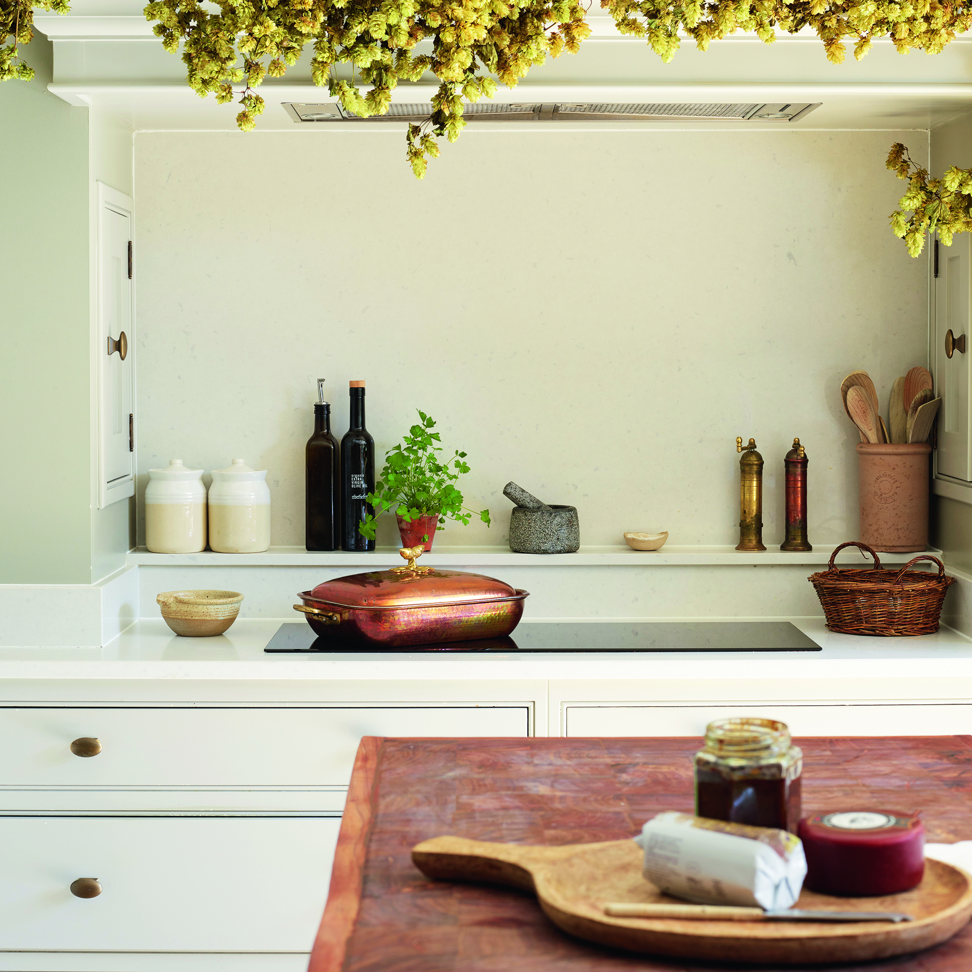 Lydia Millen kitchen with hob in shot