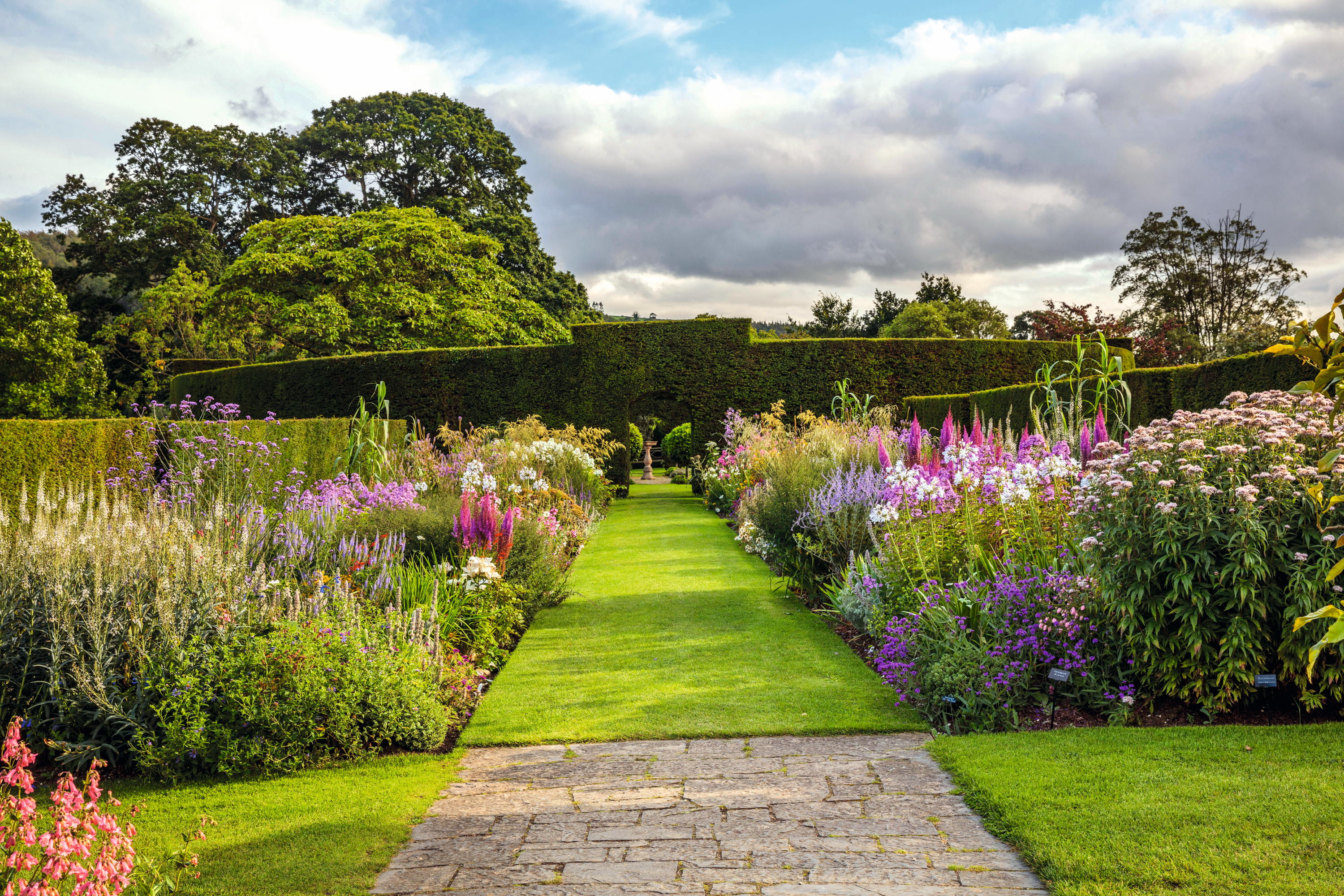 The gardens at Glenarm Castle