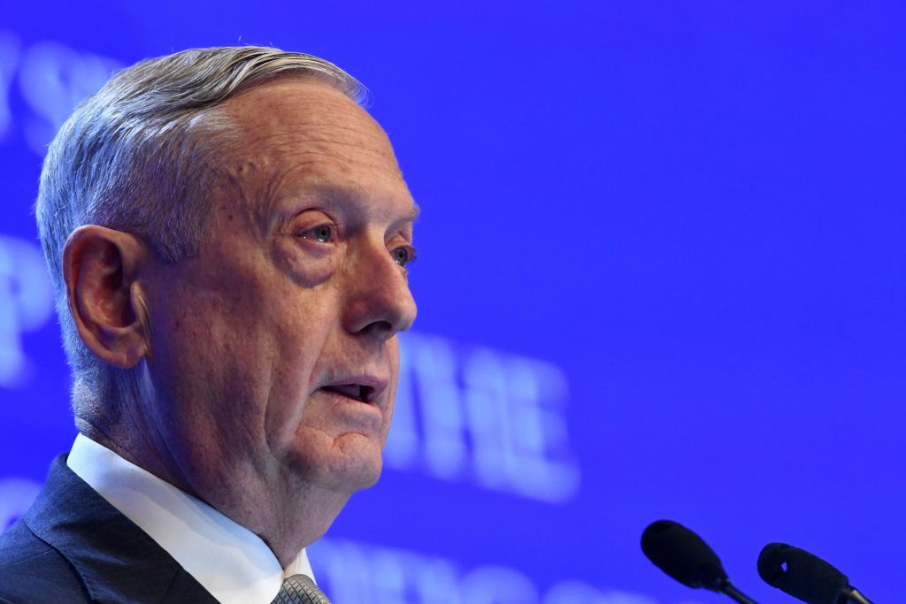 Defense Secretary James Mattis in Singapore