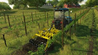 Farming Simulator 22 machine farming grapes
