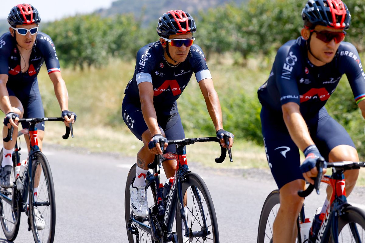 Tour de France 2021 108th Edition 15th stage Ceret Andorra La Vella 1913 km 11072021 Richard Carapaz ECU Ineos Grenadiers photo Luca BettiniBettiniPhoto2021