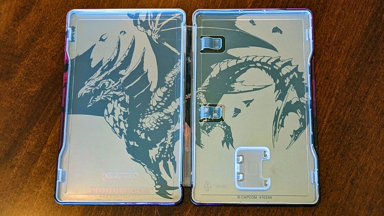 Monster Hunter Rise Sunbreak Collectors Edition Steelbook Interior