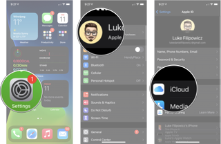 Toggle iCoud Settings In iOS: Launch Settings, tap iCloud banner, and then tap iCloud