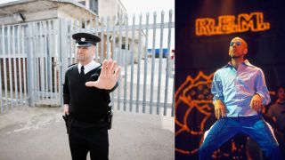 REM live at Glastonbury vs an overzealous security guard